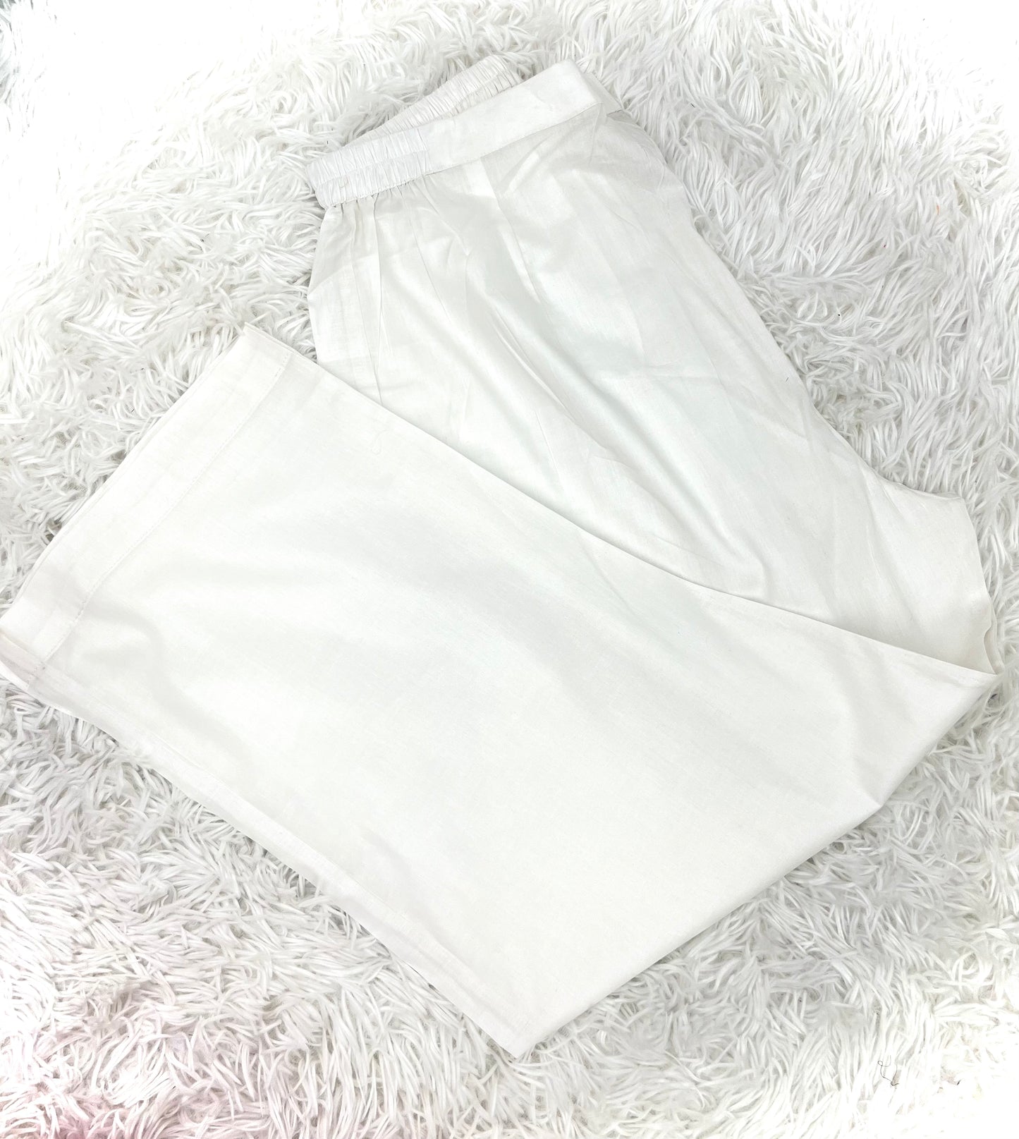 White Cotton Trouser L-XL