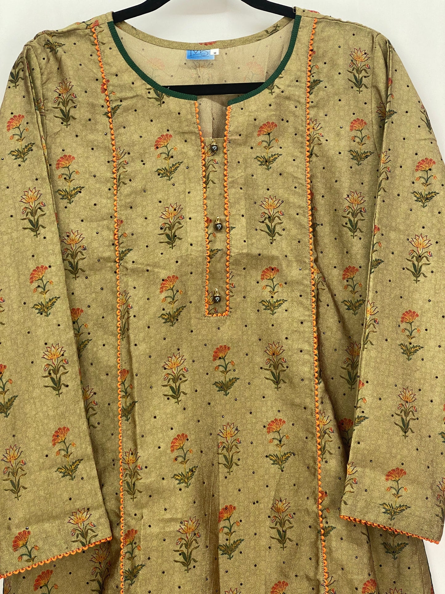 Chanderi Silk Mukesh top Medium