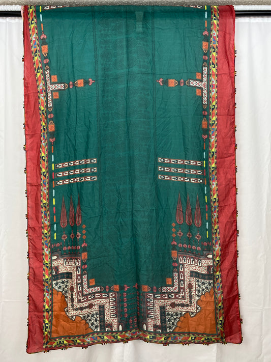 Printed Silk Dupatta *