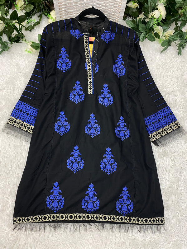 WARDA Embroidered Lawn Top Large