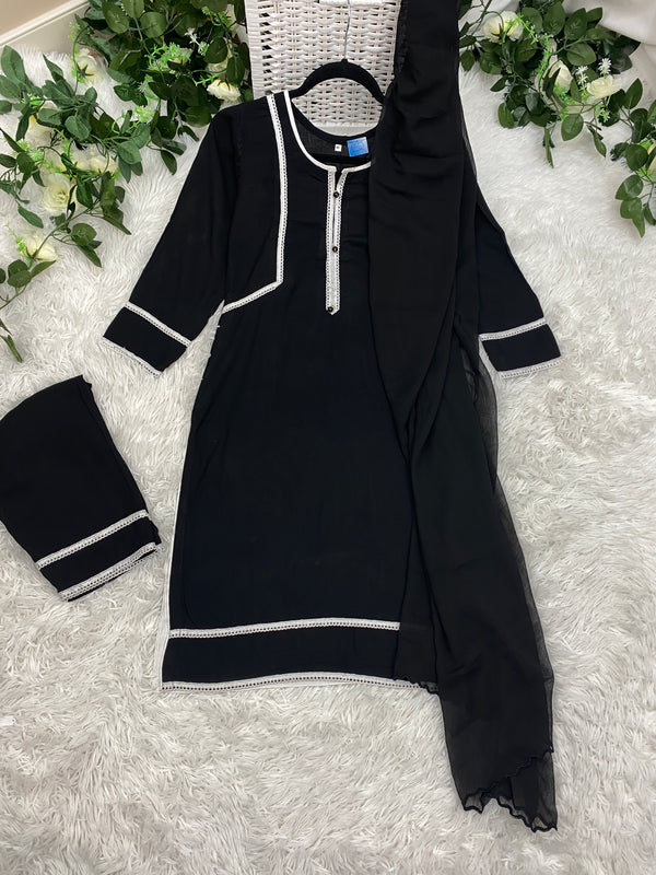 Lilen B/W 3PC Outfit #6 XS-XXL