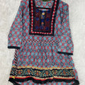 Lilen Embroidered Peplum Kurti