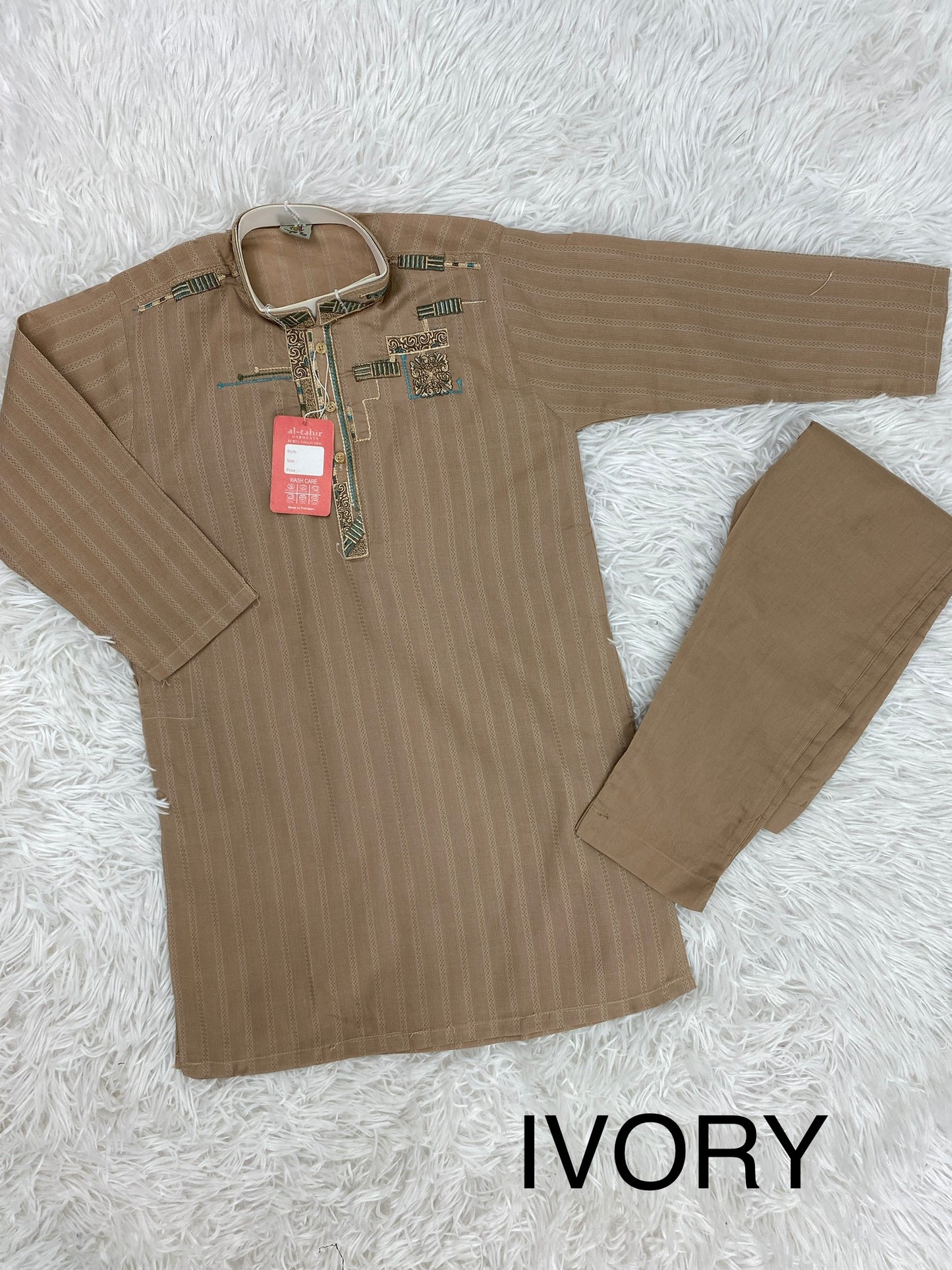 Self-Print Cotton Outfit 3-8YRS
