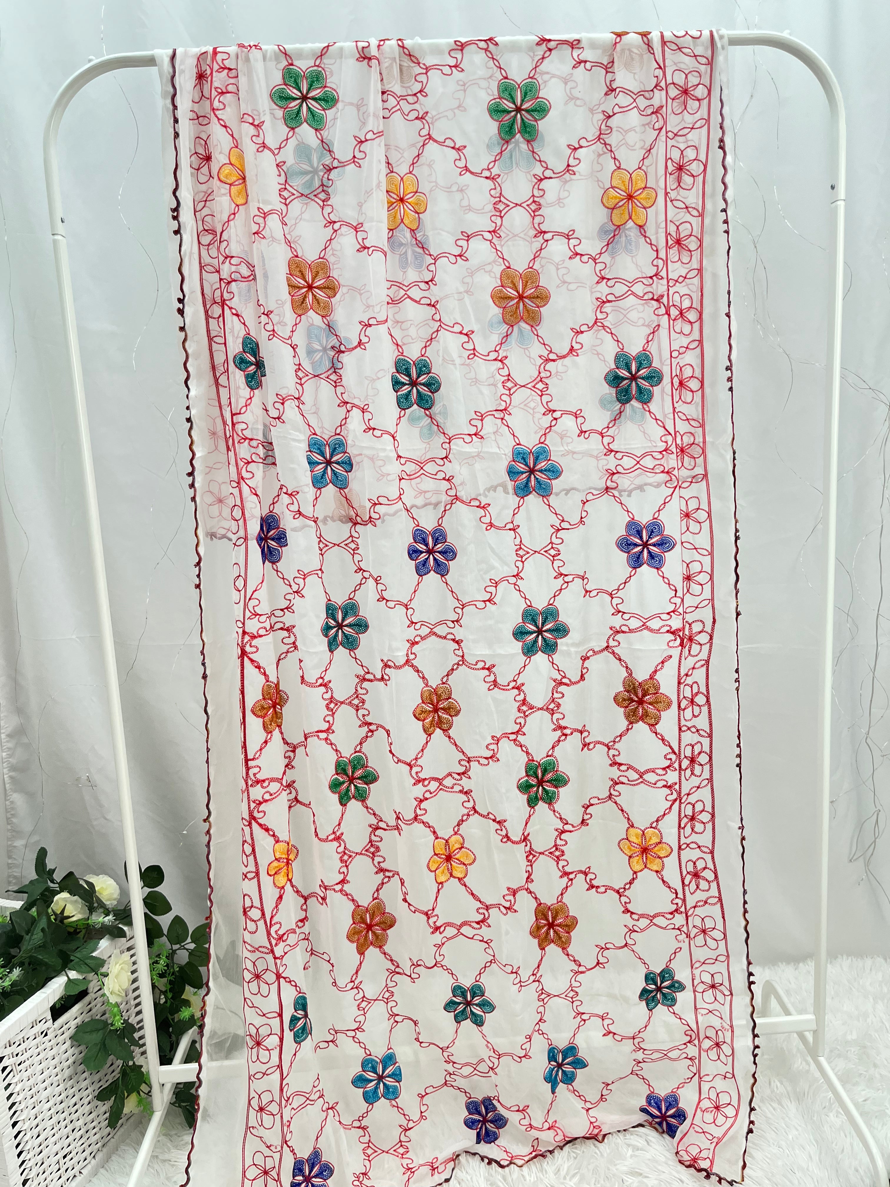 Soft Chiffon Embroidered Dupatta