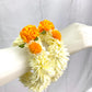 Orange Gajra Bracelets Set of 2