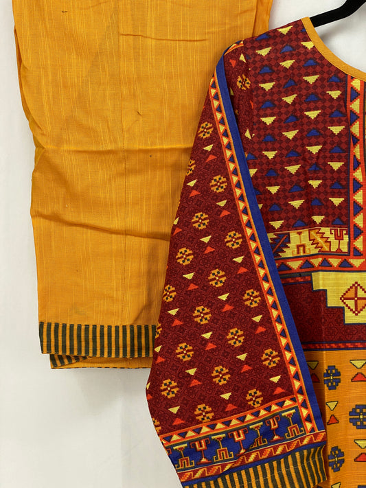 Zellbury Khaddar 3pcs Outfit with Wool Shawl L *