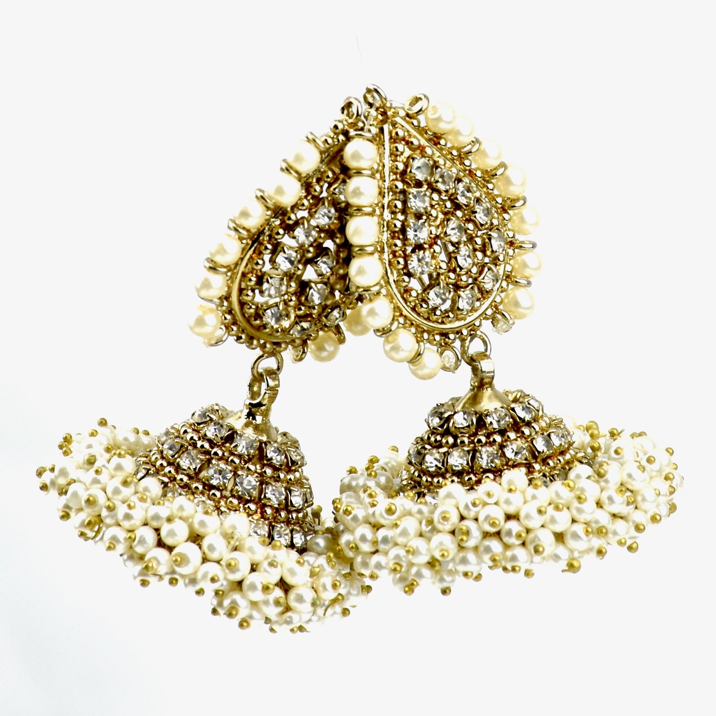 Bronze Jewelry set with Jhumka earrings (5PC)
