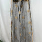 Net Black Dupatta with Zari Work