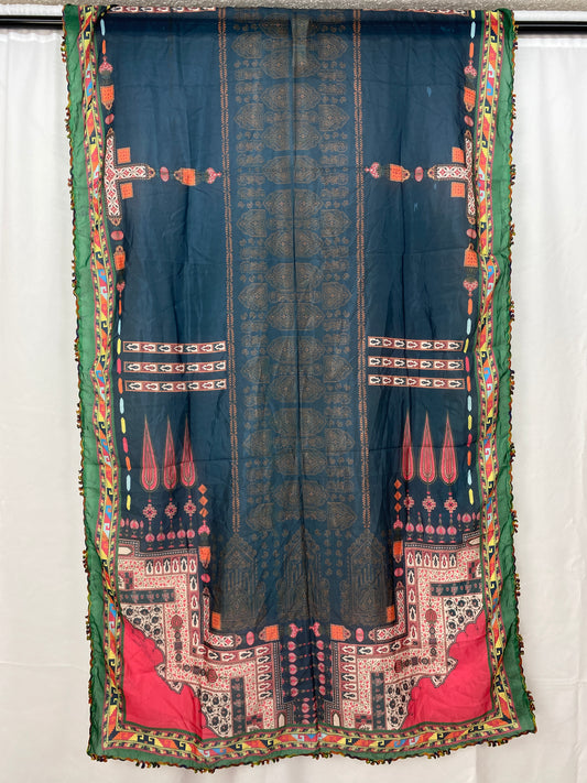 Printed Silk Dupatta *