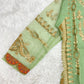 Sea-Green Organza 3PC Outfit S-M