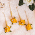 Gajra style Tikka - Yellow