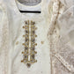 Luxury White Organza Handwork Outfit
