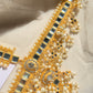 Premium Matta Patti White + Gold