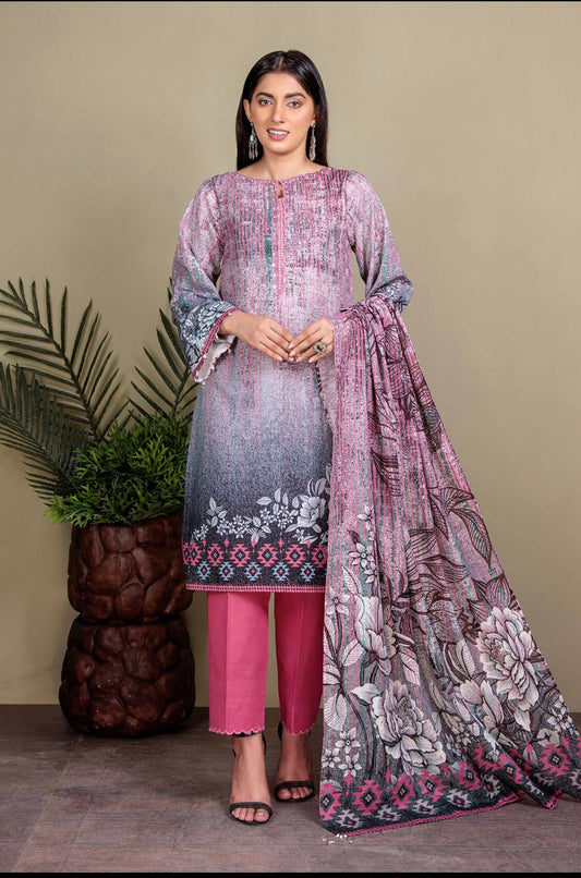 Bonanza Satrangi 3-Piece Stiched suit
