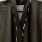 Black Chiffon Abaya with Scarf