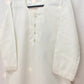 Self-Print White Cotton Kurti S-XXL