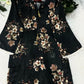 2 Pcs Floral Printed Silk Suit