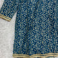 Luxury Blue Georgette/Silk Gharara Outfit 3PC