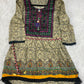Lilen Embroidered Peplum Kurti