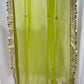 Green Net Dupatta with sequin Border