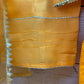 Orange Organza Thread Mirror work Suit (3PC)