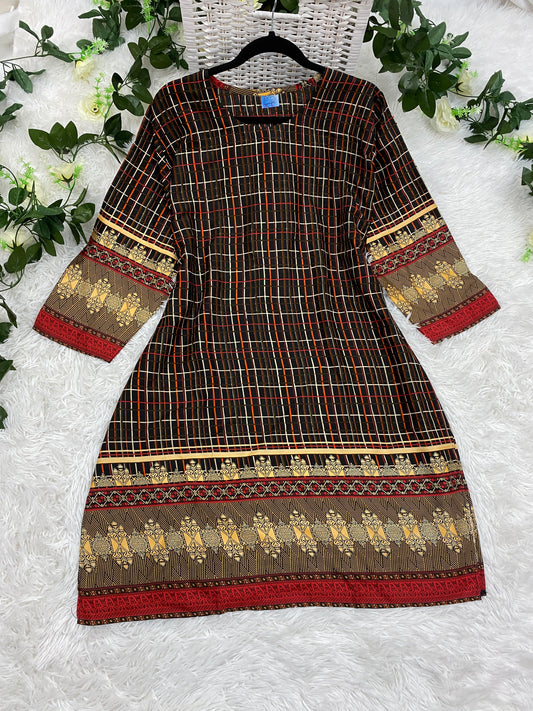 Soft High Quality Lilen Top -Plus Size