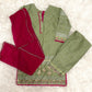 Embroidered Floral Outfit for Girls