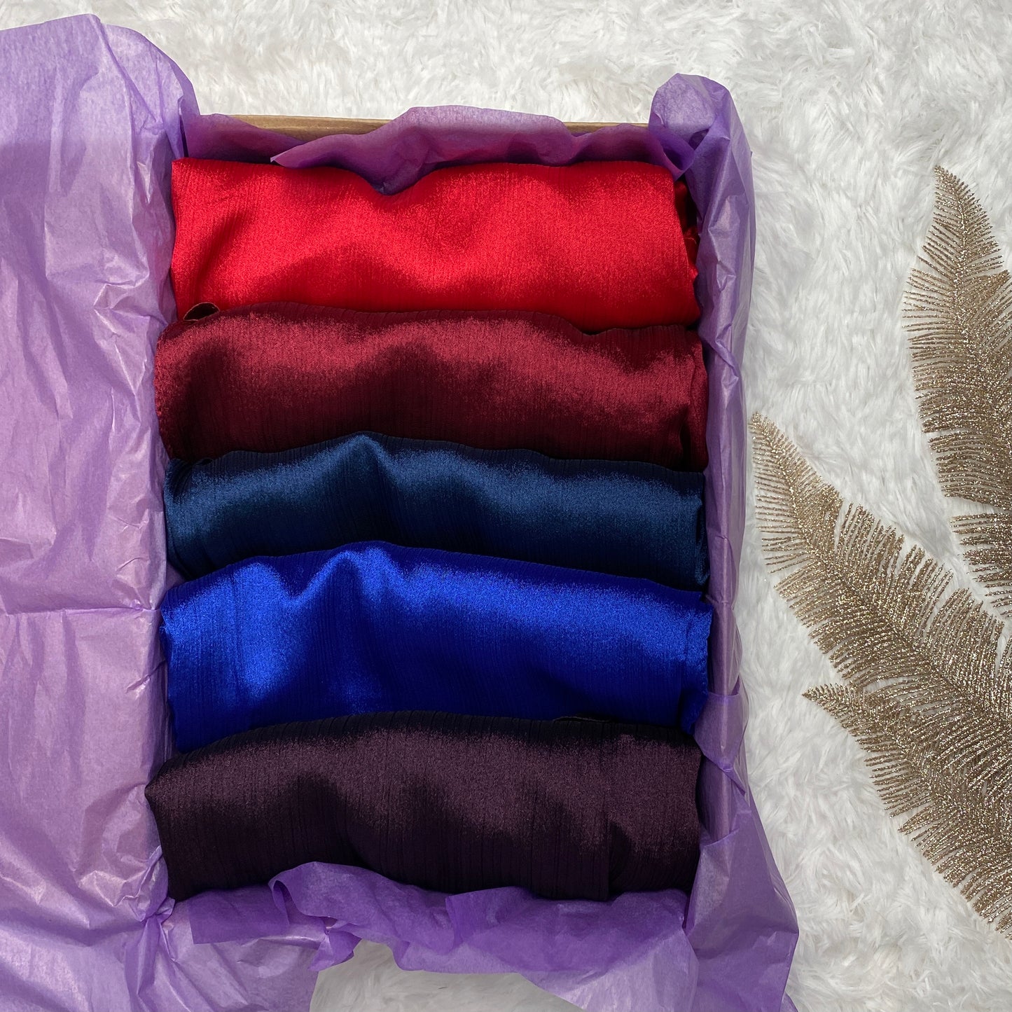 Luxury Silk Scarfs - Solid shades