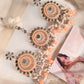 ‘Noor’ in Peach/Silver