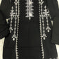 B/W Embroidered Outfit 3PC S-XXL