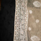 Beige Net thread work Dupatta