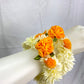 Orange Gajra Bracelets Set of 2