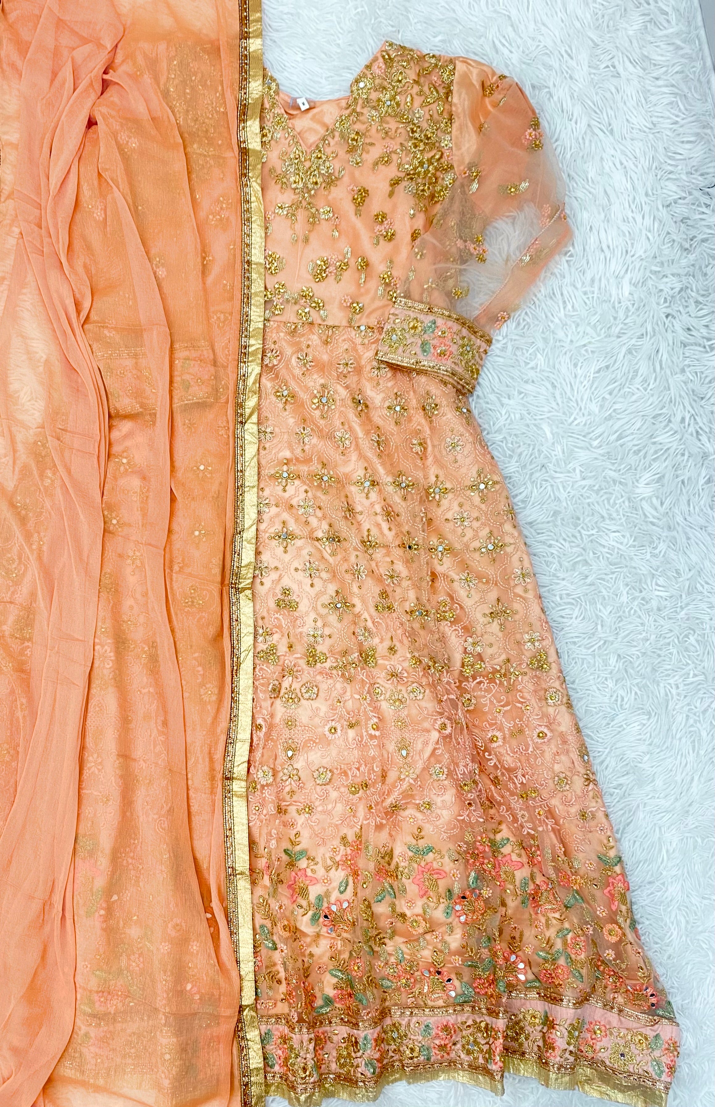 3 Pcs Peshwash Style Maxi