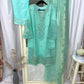 Fancy Blue Organza 3PC Outfit