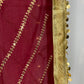 Red/Gold Chiffon Fancy Dupatta