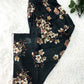 2 Pcs Floral Printed Silk Suit