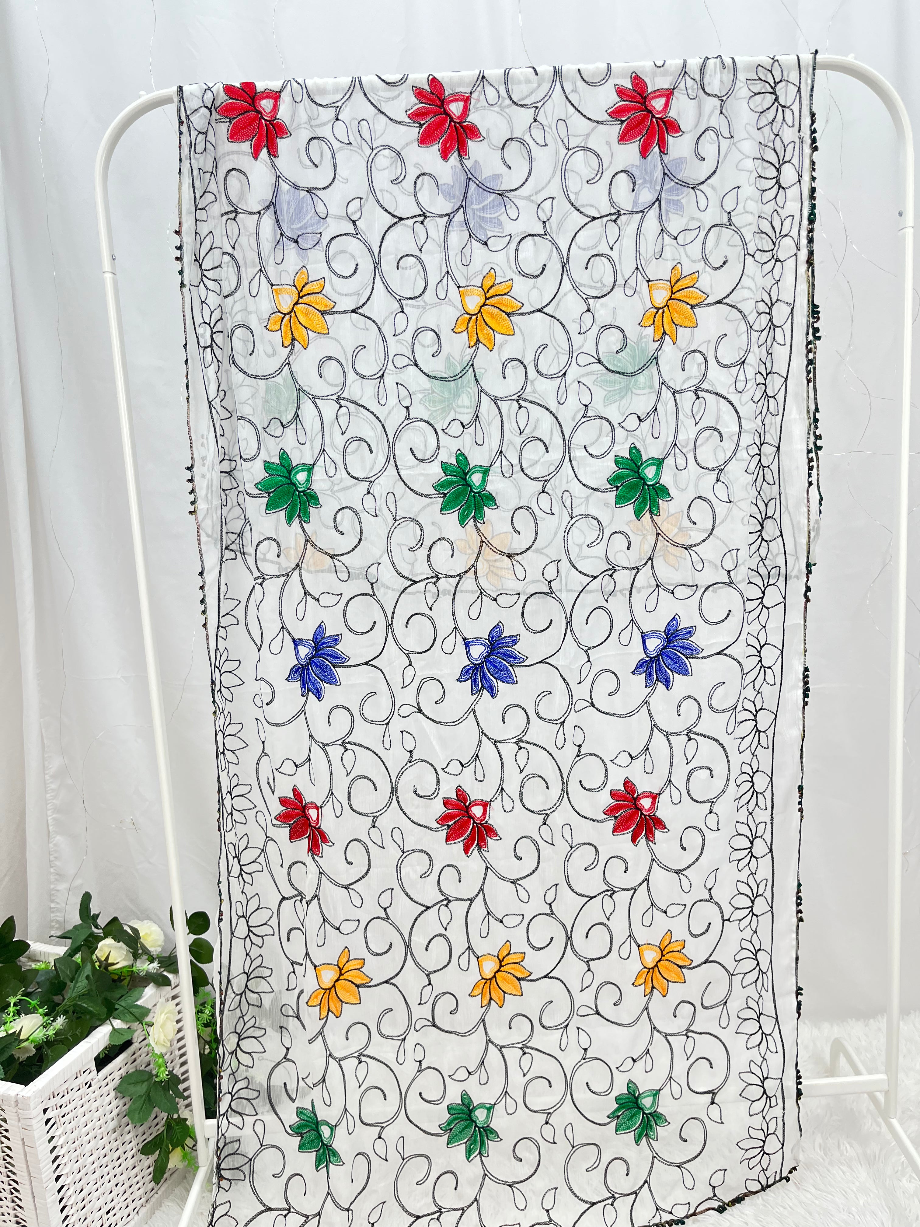 Soft Chiffon Embroidered Dupatta
