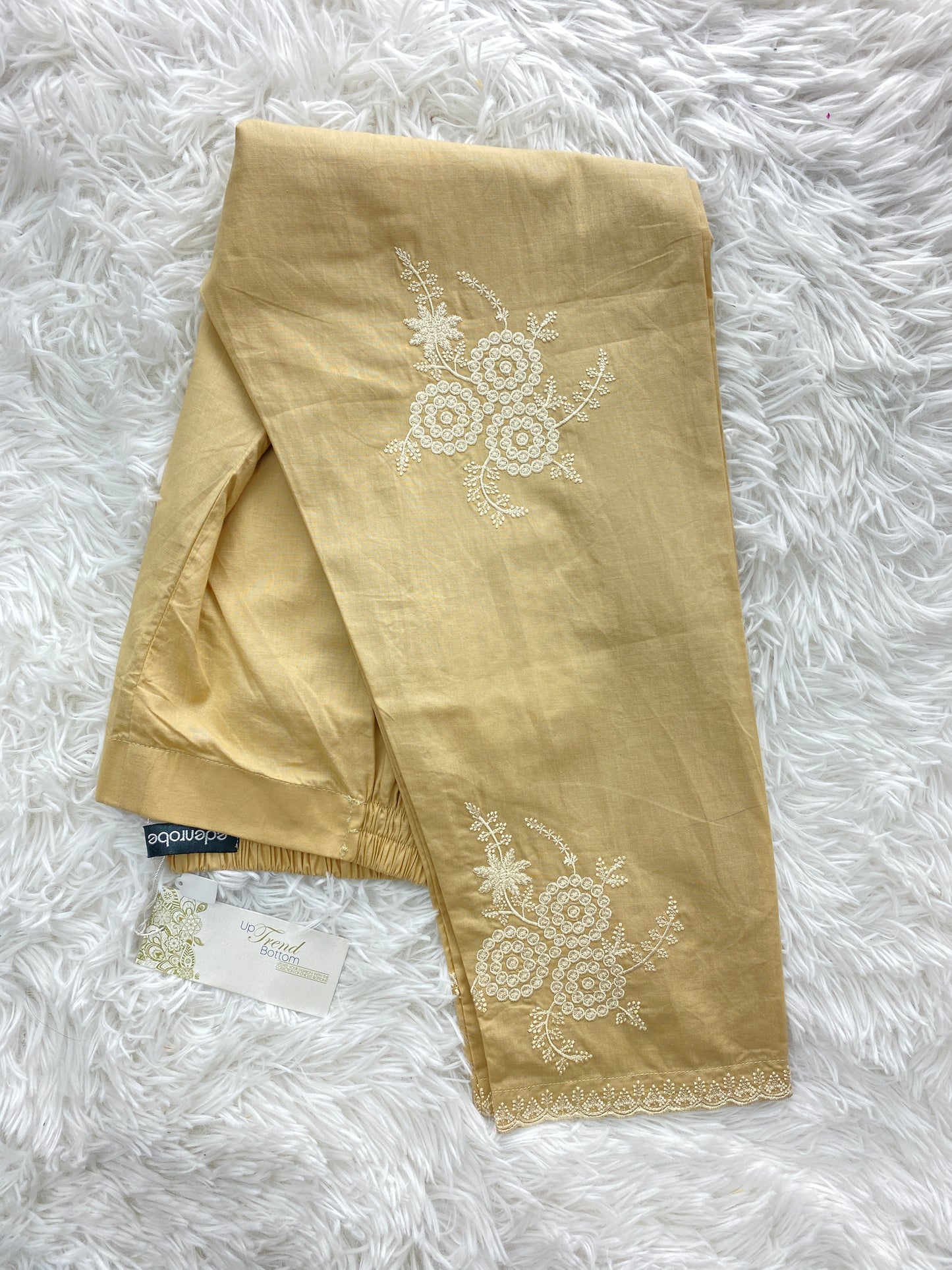 Edenrobe straight trouser with Embroidery S