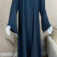 Floral embroidered Abaya- Nidha Fabric