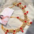 Matta Patti Red + Gold