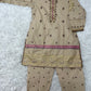 3 PCS Kids Luxury Suit with Stitched Embroidery