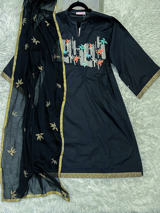 Alkaram Mak Pret Kurti 2-Piece Suit