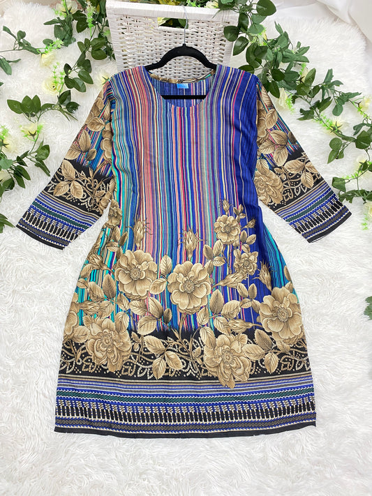 Soft High Quality Lilen Top -Plus Size