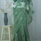 Ready to drape Sea-Green Saree
