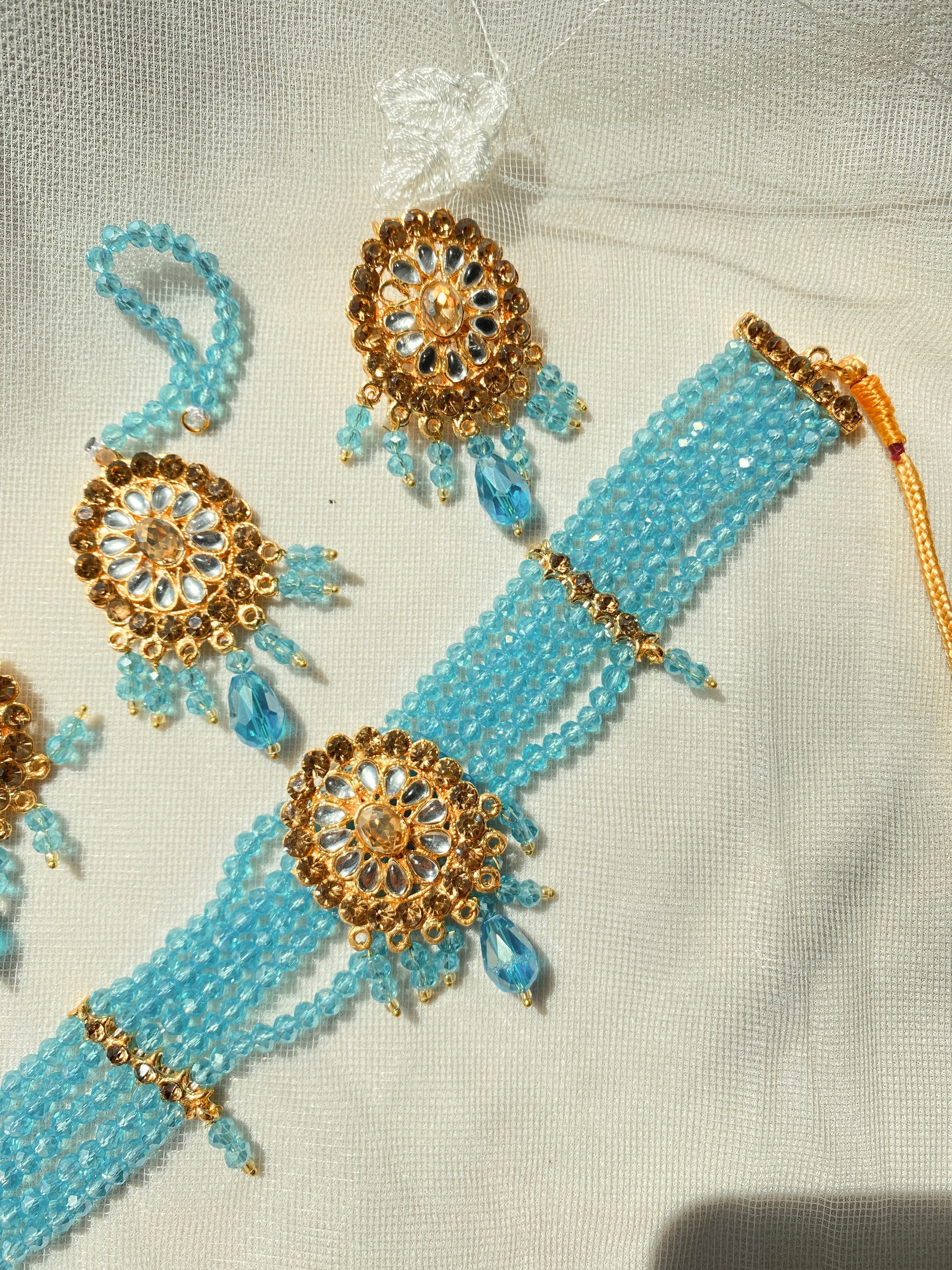 ‘Aysha’ in Light Blue 4PC