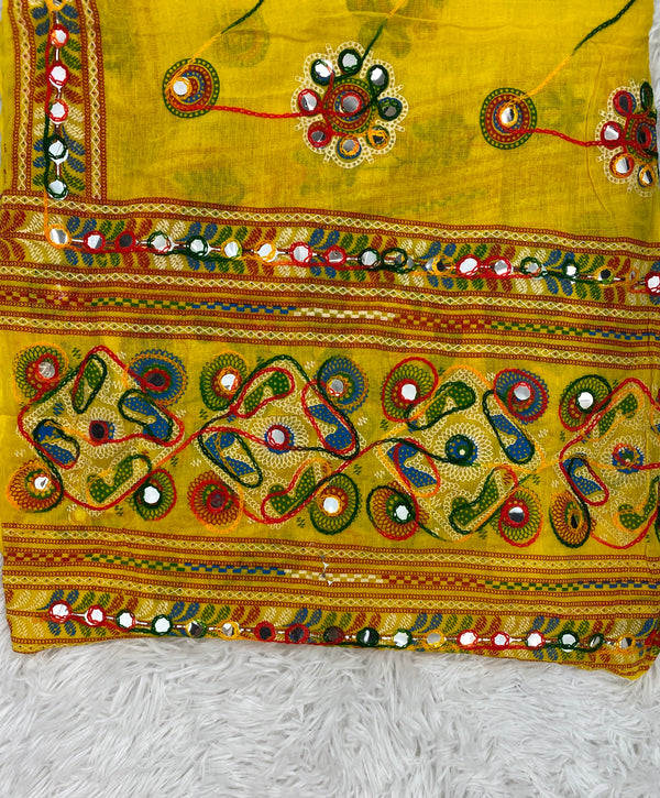 Embroidered dori Dupatta