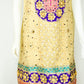 Tan Peplum Palazzo Fancy Dress