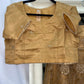 Stunning Golden Brown Net Lehenga with a Silk Blouse