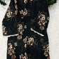 2 Pcs Floral Printed Silk Suit