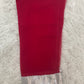 Girls Red Chiffon Lhenga
